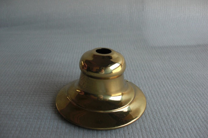 2 - Piece Brass Founts - 2-1/2" Diameter - 6" High - Polished &