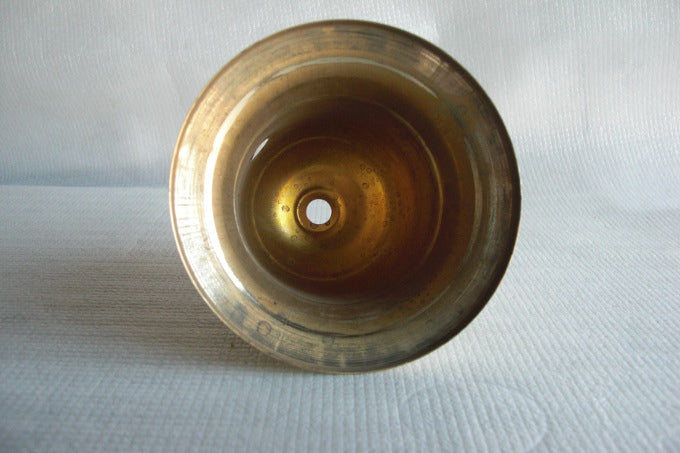5-1/2" Bell Shaped Brass Holder