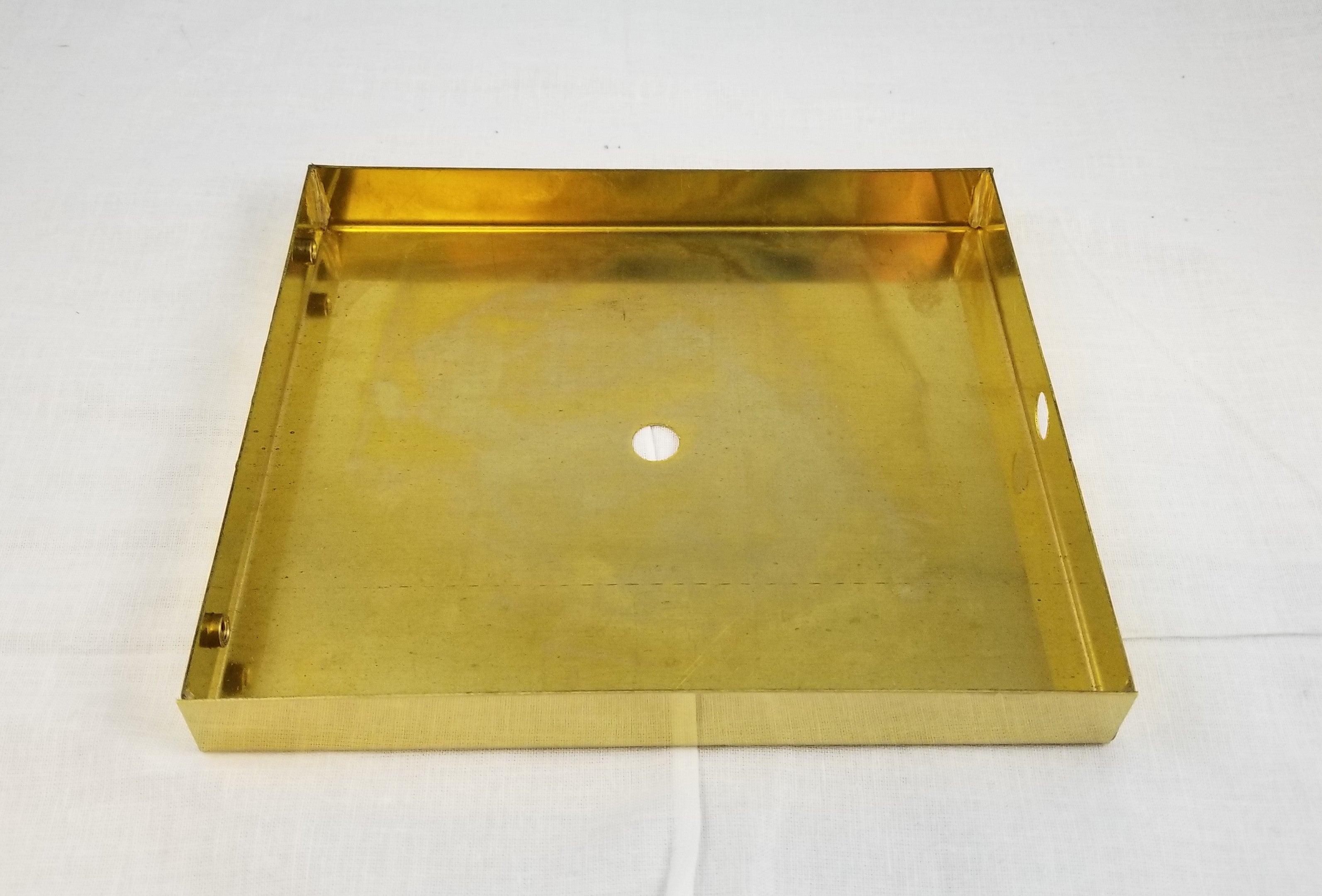 6-1/2" x 5-1/2" Brass Back Plate - Polished& Lacquered