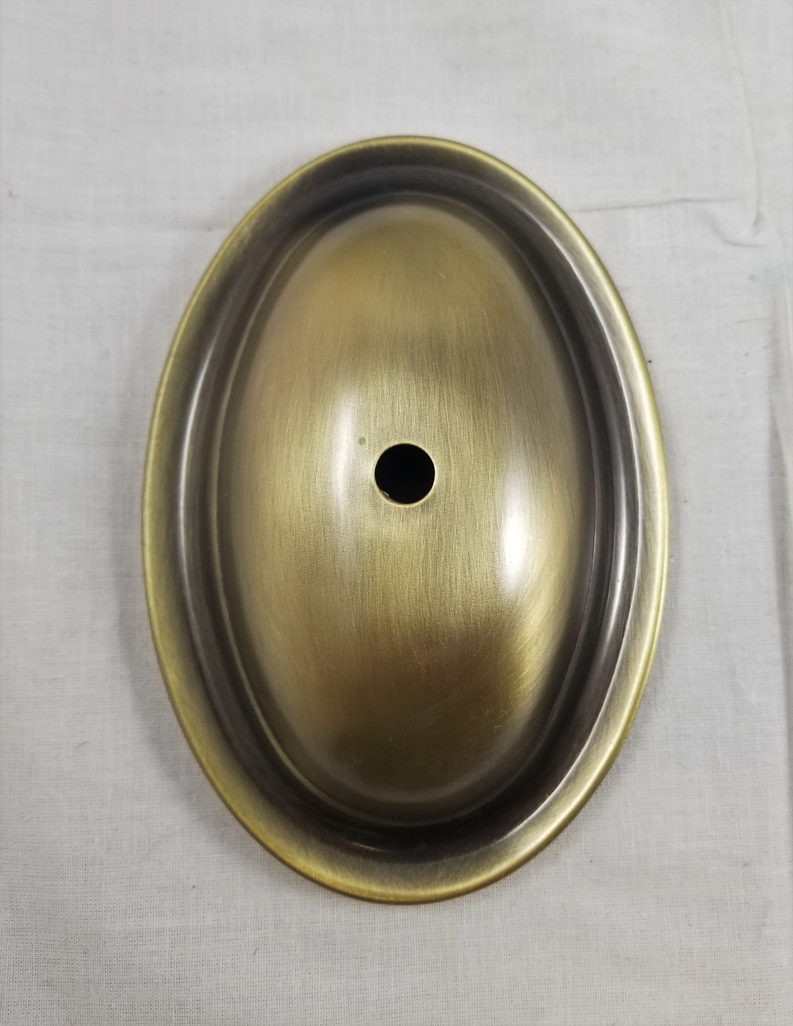 Brass Finish 6" Tall Back Plate for Sconce.
