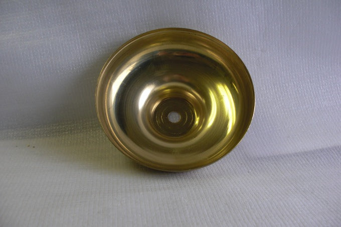 2 - Piece Brass Founts with Locking Seam 5" Diameter - 4-1/8" Tall