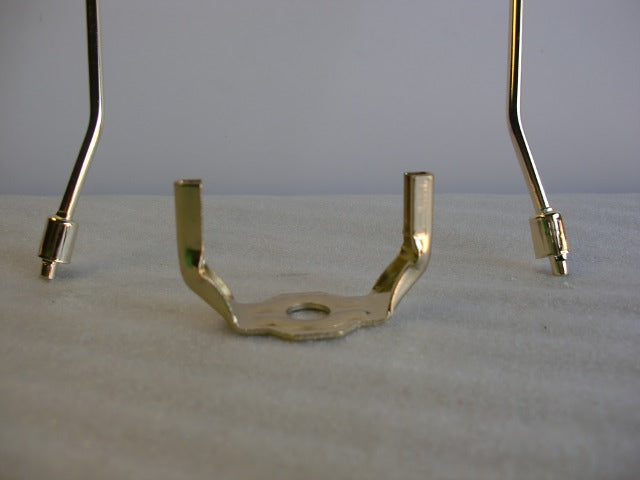 4-1/2" Brass Plated & Lacquered Standard Harp