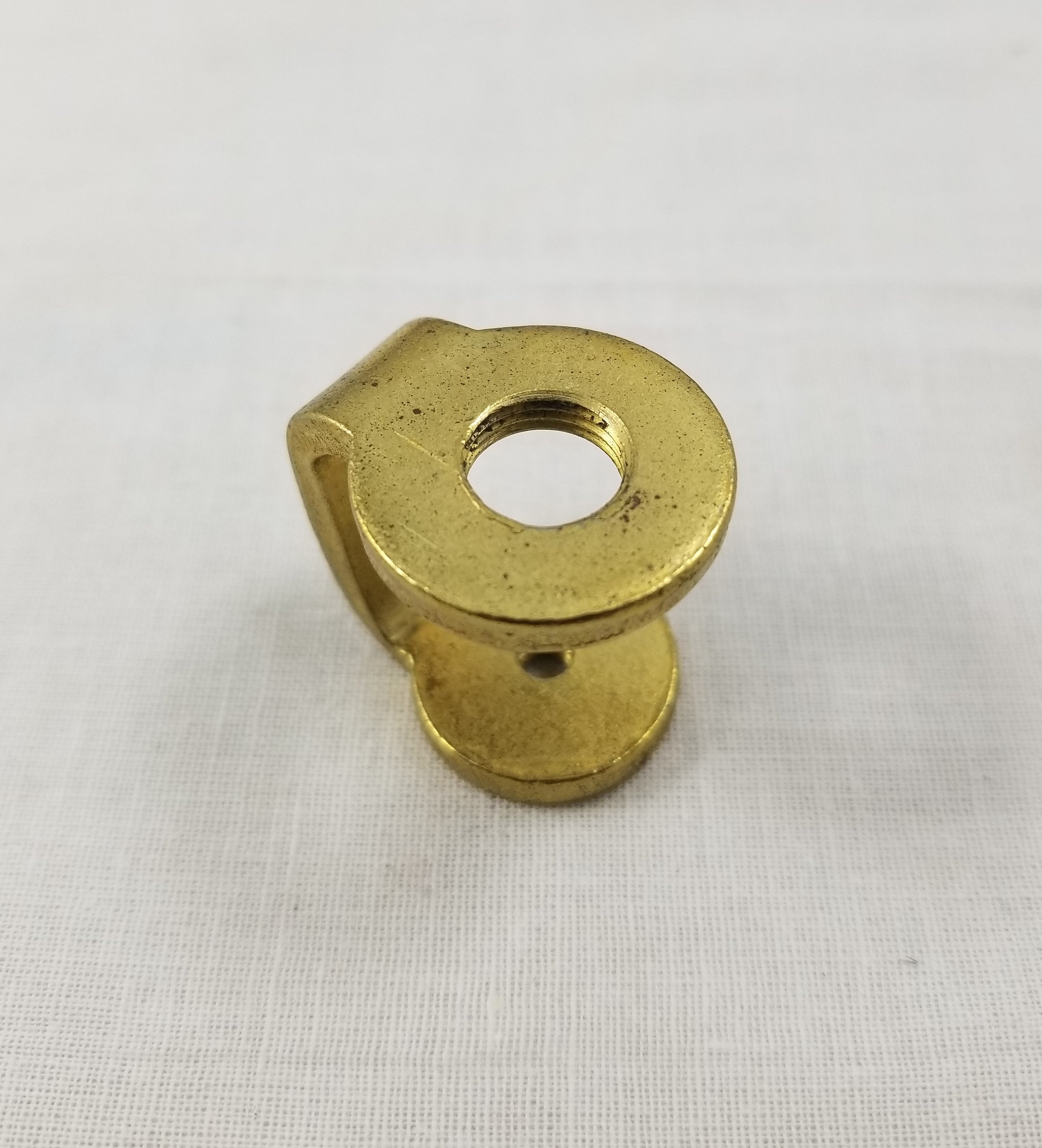 1/8 IP x 8-32 Stamped Brass Plated Steel Hickey