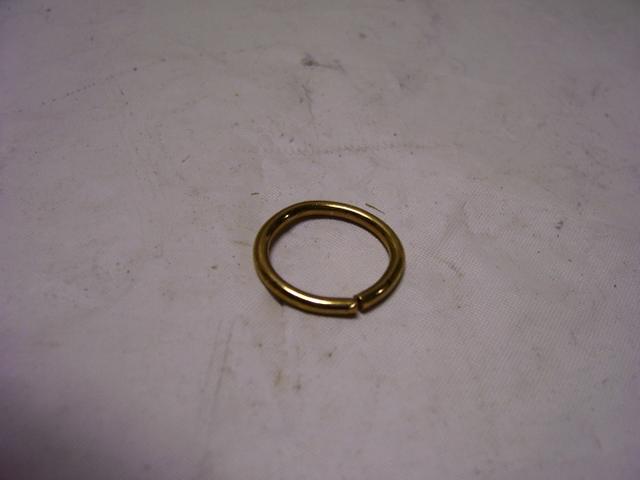 Steel Ring - Brass Plated 1"