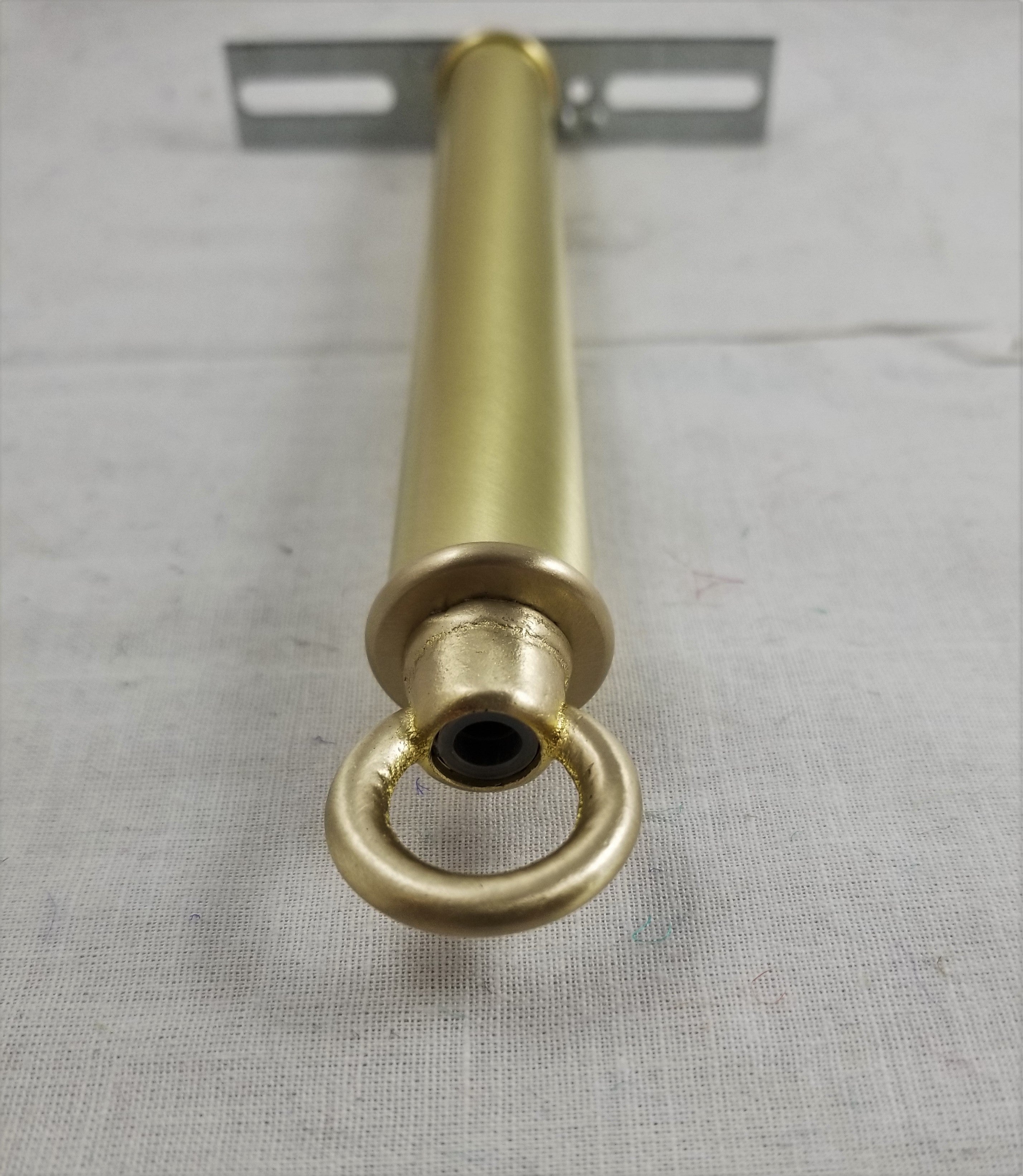 6" Solid Brass, Brushed Brass Blind Pendant Stem