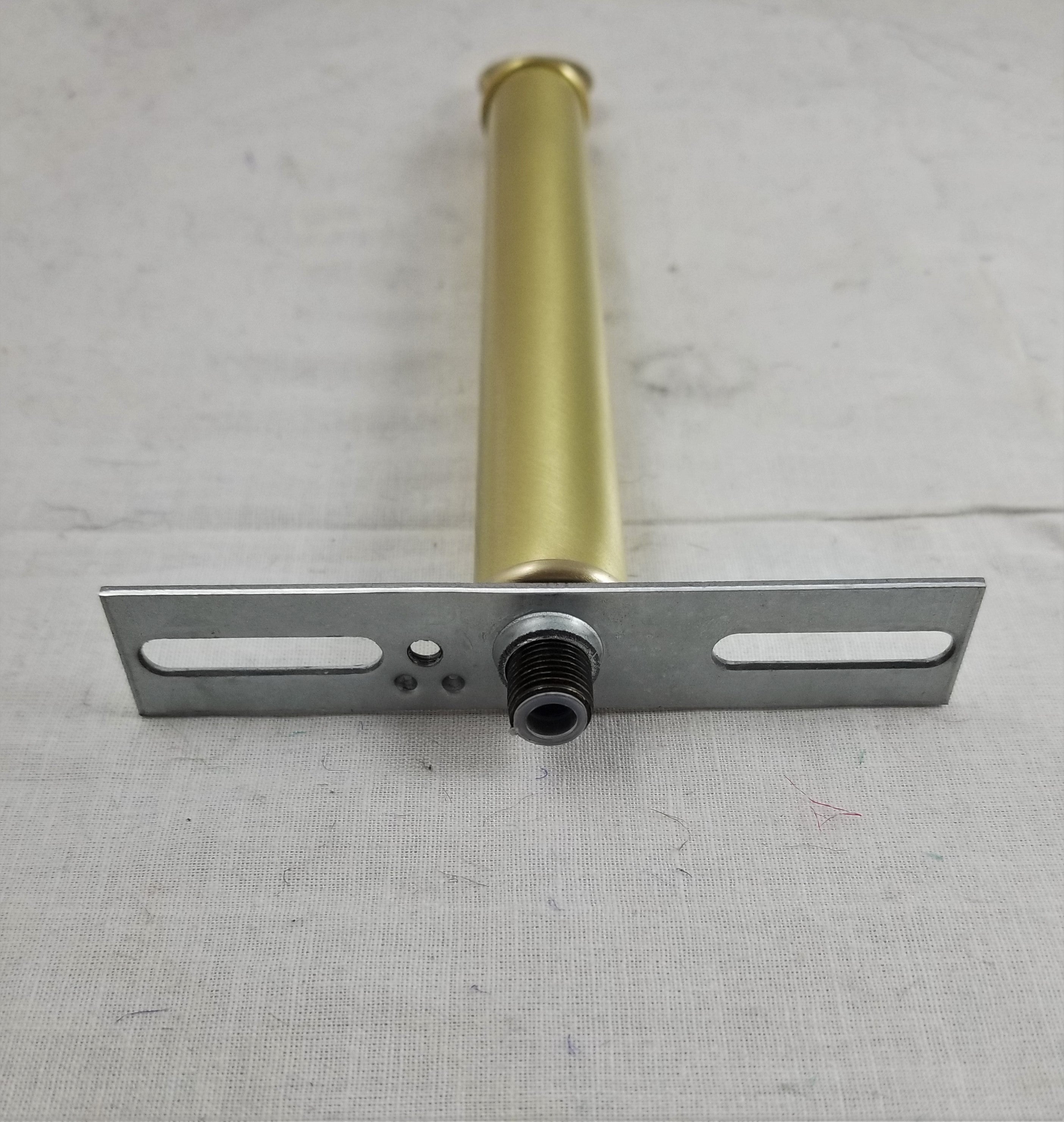 6" Solid Brass, Brushed Brass Blind Pendant Stem
