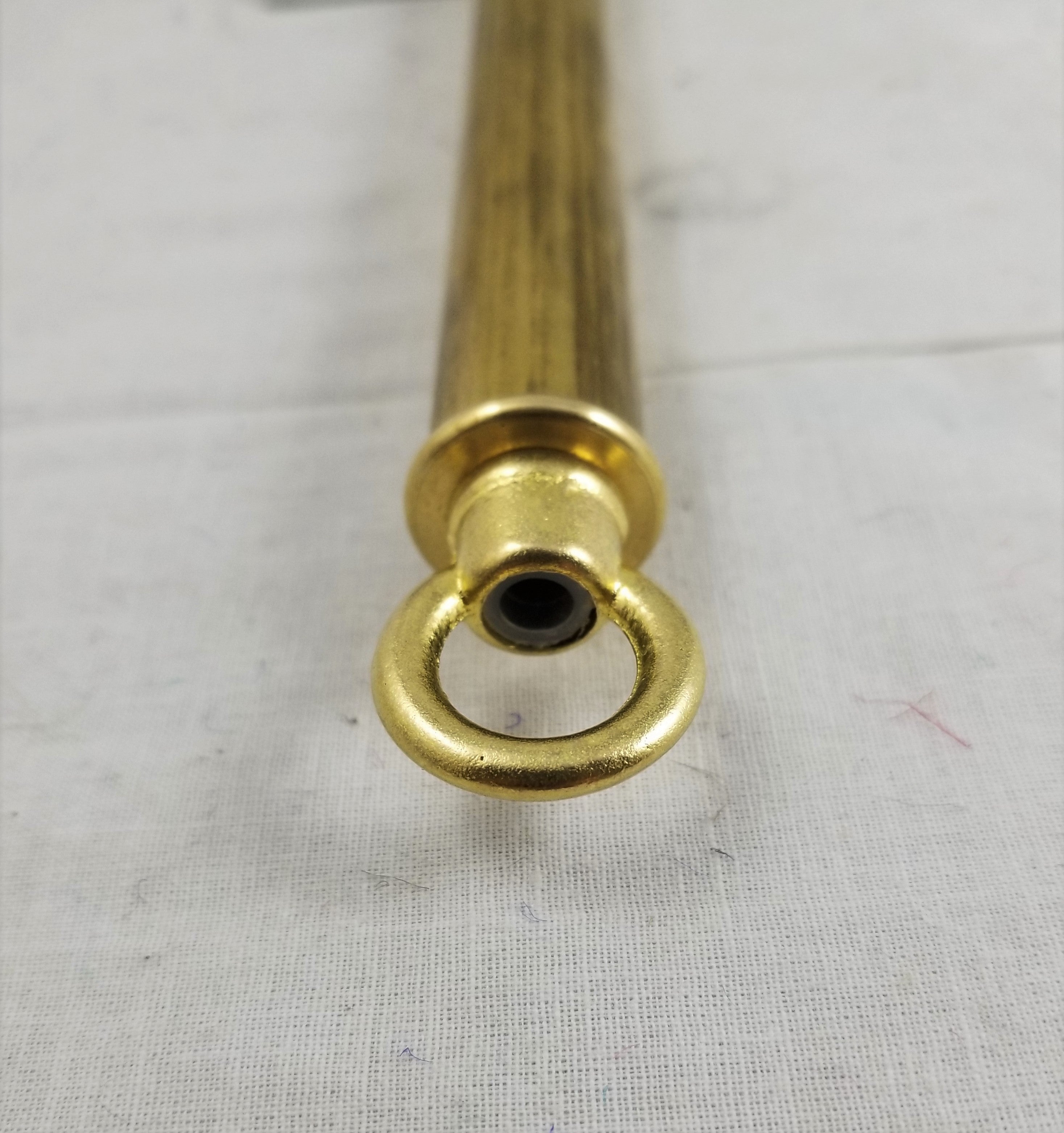 6" Solid Brass, Unfinished Blind Pendant Stem