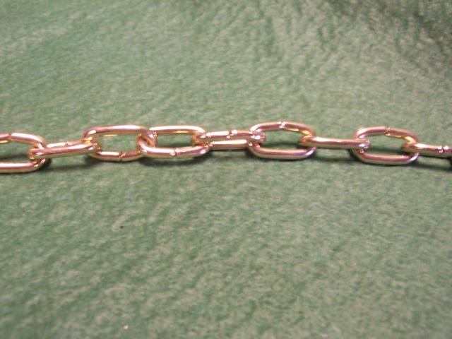 0.75 inch rectangular link chain - Available by the foot