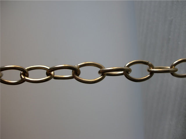 1 Yard of Baby Oval Brass Plated Chain *OUT OF STOCK*