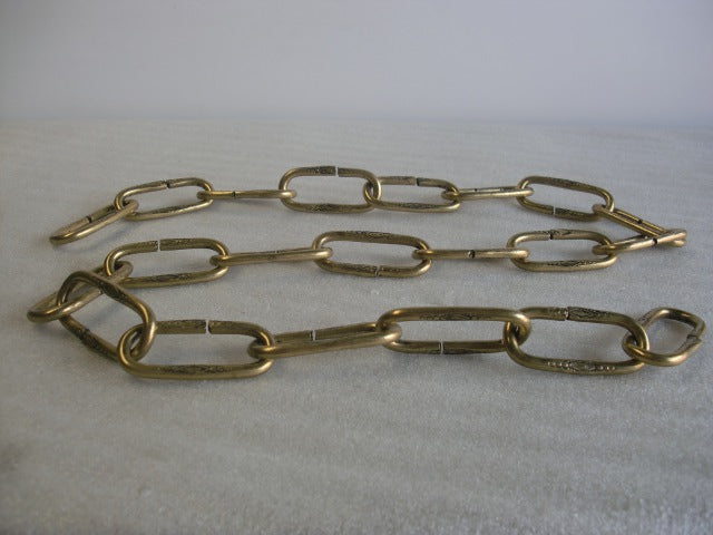 Brass Hanging Chain in one yard lengths.