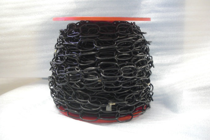 Lightweight Black Chain Spool. (150ft)