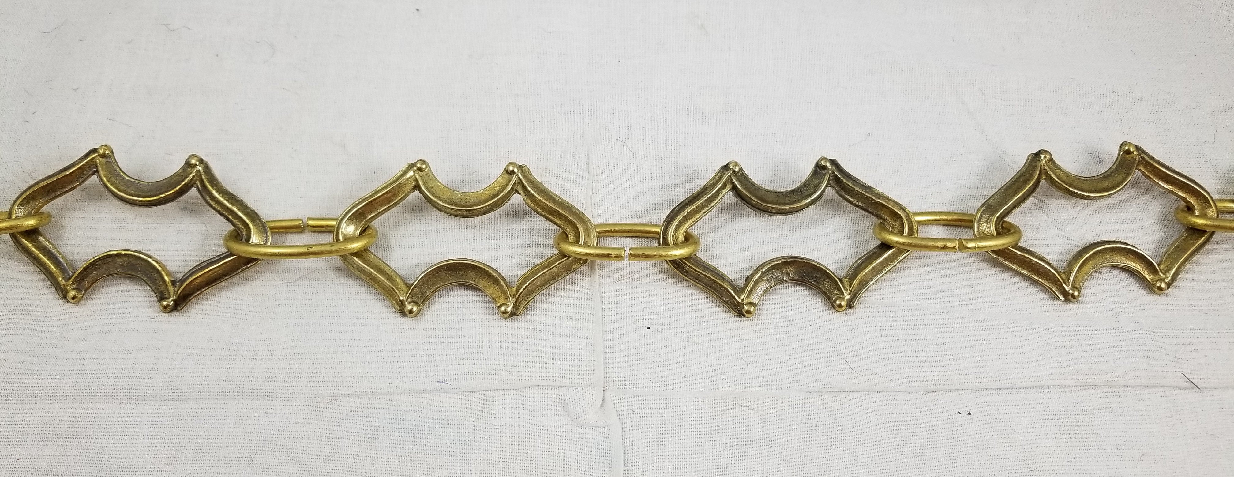 Handmade - 2-7/8 solid brass chain