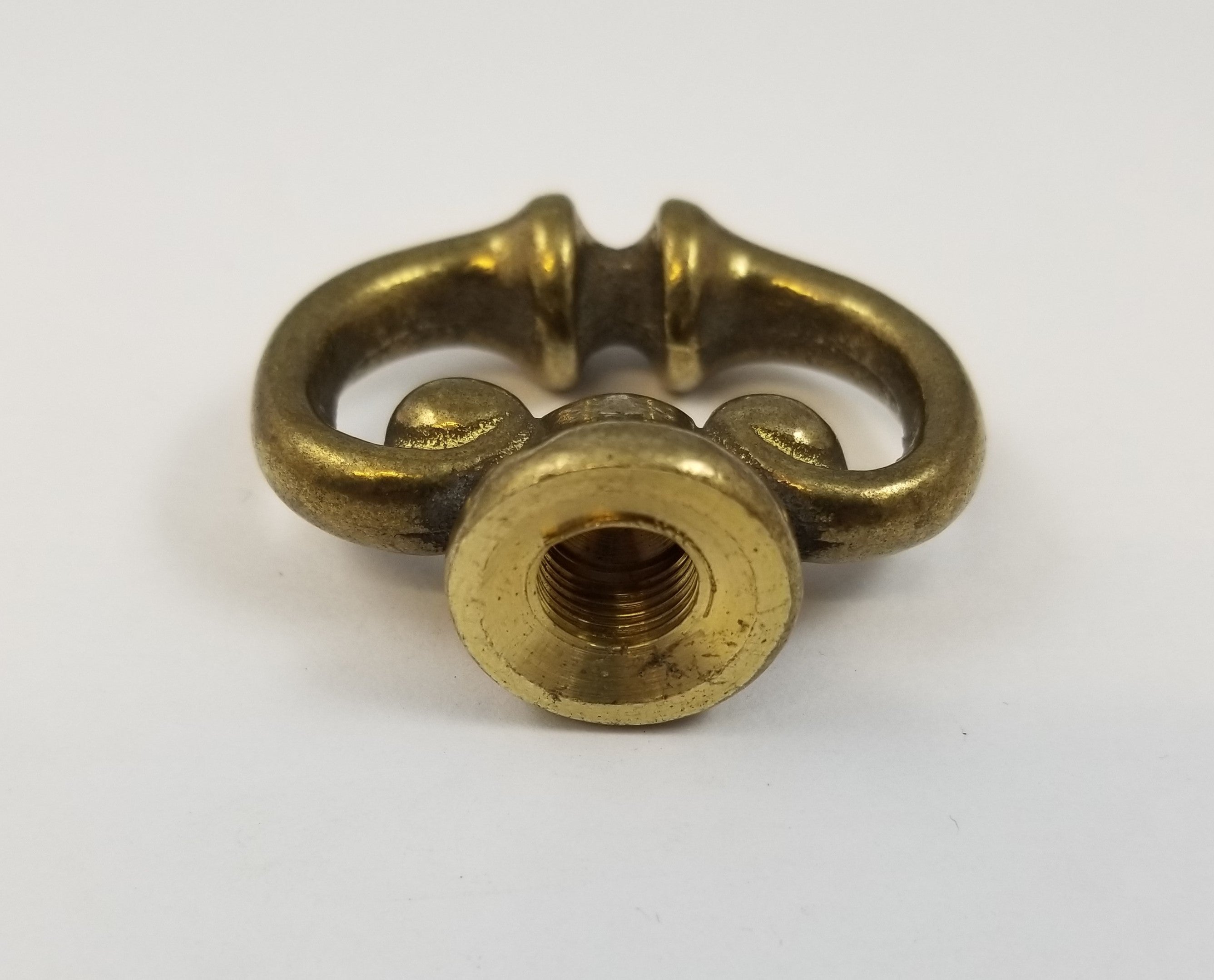 Colonial Antique Solid Brass Loop with no wireway