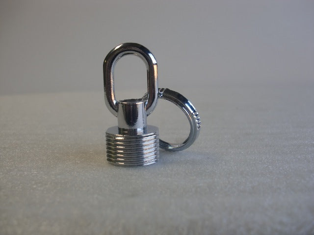 Chrome Screw Collar Loop with a Wireway