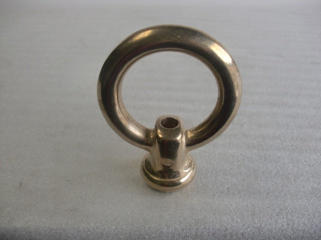 3-1/2" Heavy Brass Loop with 3/8 IPS Threading