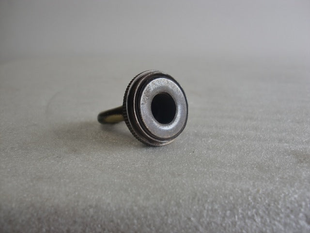 Antique Brass Screw Collar w/ Ring - 1/4 IP