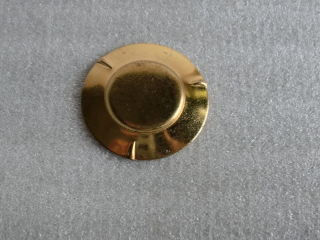 1/4" Brass Plated Finishing Cap