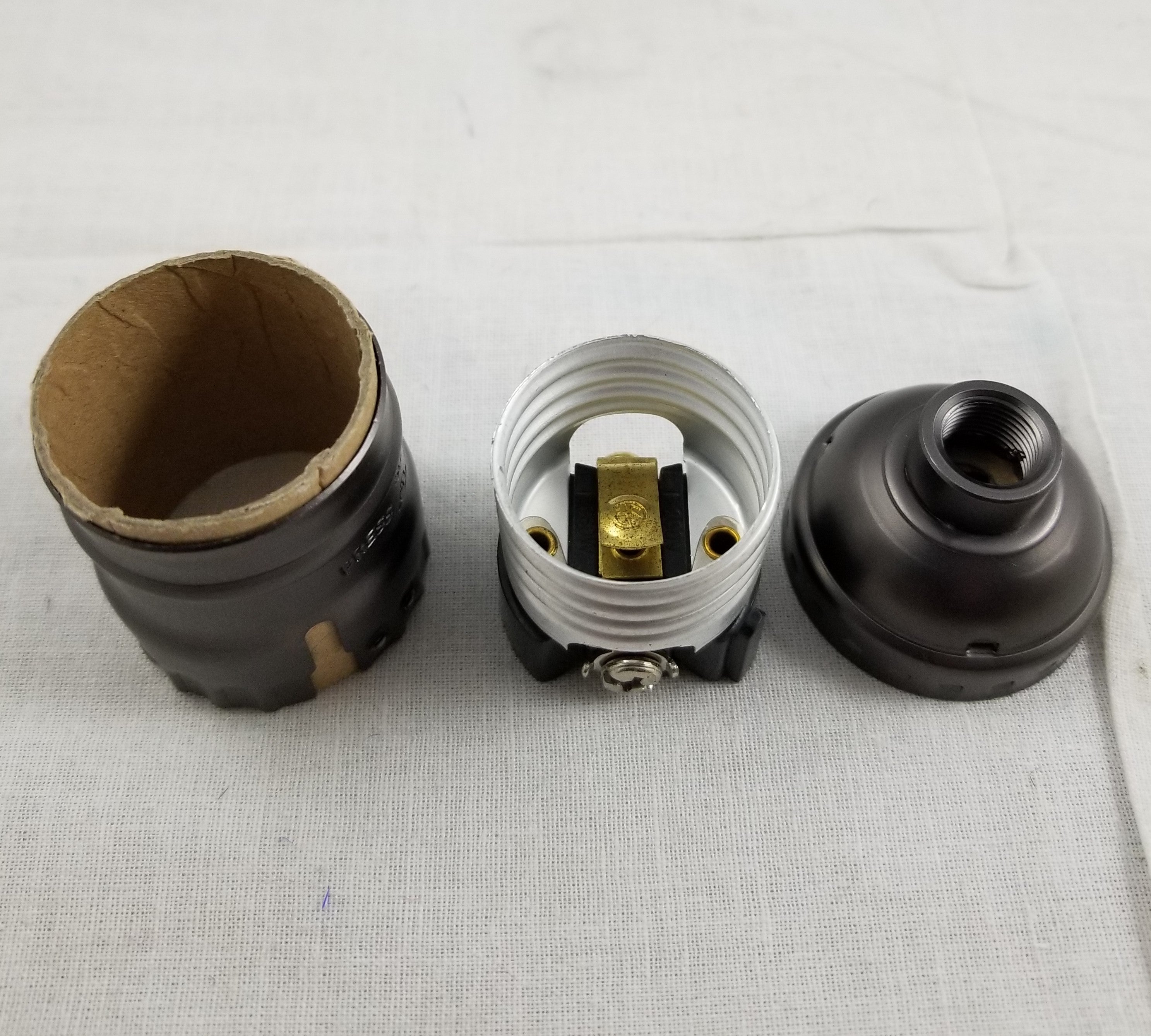 Keyless Socket LSS - Antique Brass Finish – My Lamp Parts