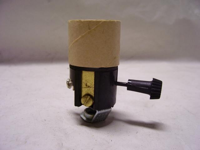 Paper Shell Turn-Knob Socket w/ 1" Extension