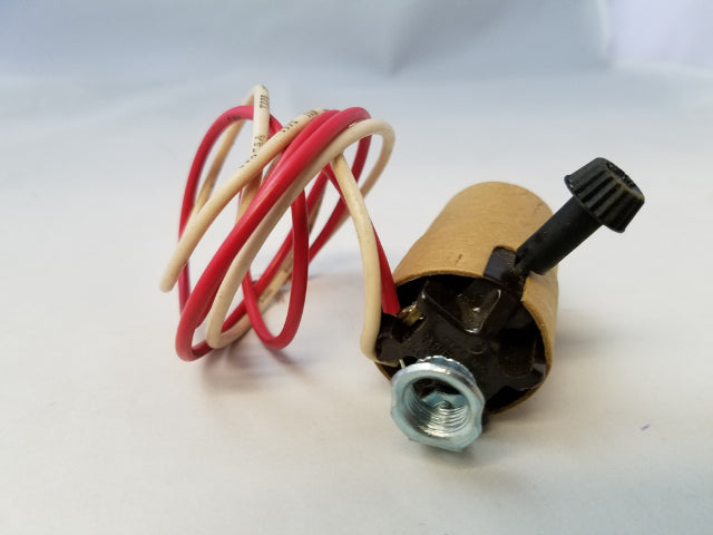 Lamp socket with wired leads (22 inches)