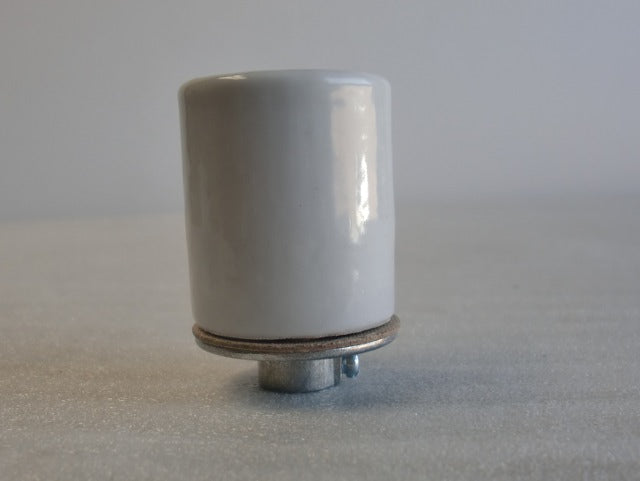 Porcelain Keyless Socket Edison Base with Ground Screw