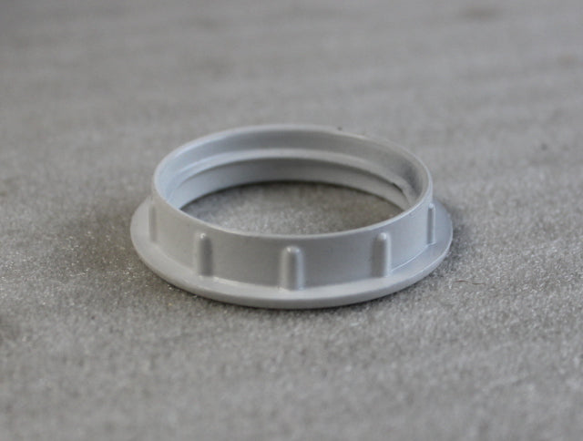 Ring for Threaded Porcelain Socket ONLY - White.
