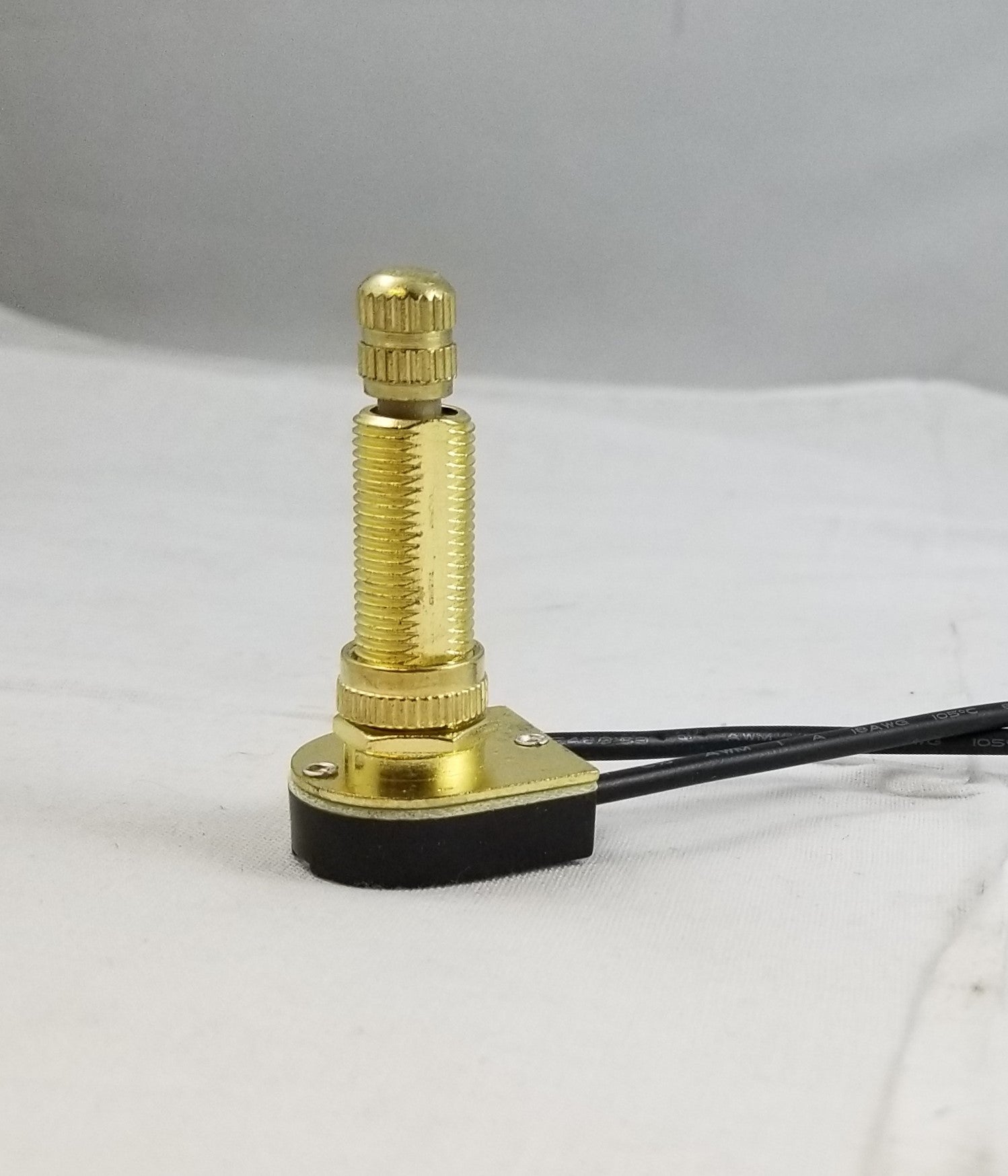 Brass Turn Knob Switch - 1-1/8" shank