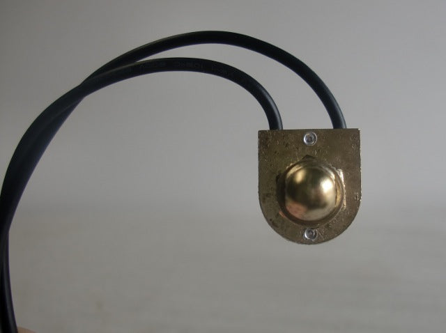 Brass Turn Knob Switch with 5/8" Shank