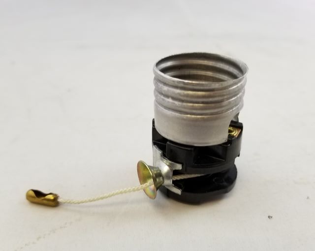 Leviton Interior Medium Base Socket Nylon Pull Cord