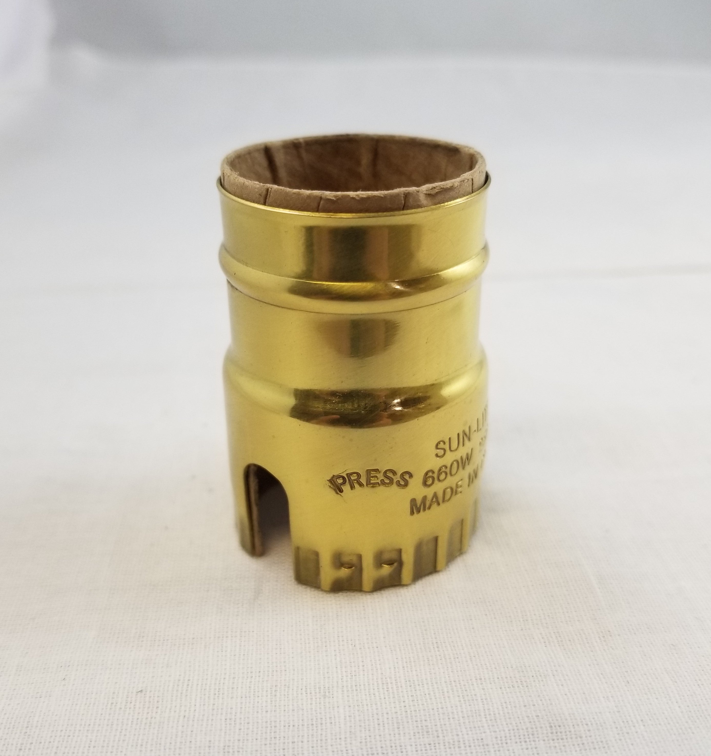 Electrolier Solid Brass Socket Shell for Key, Pull Chain, or Turn Knob
