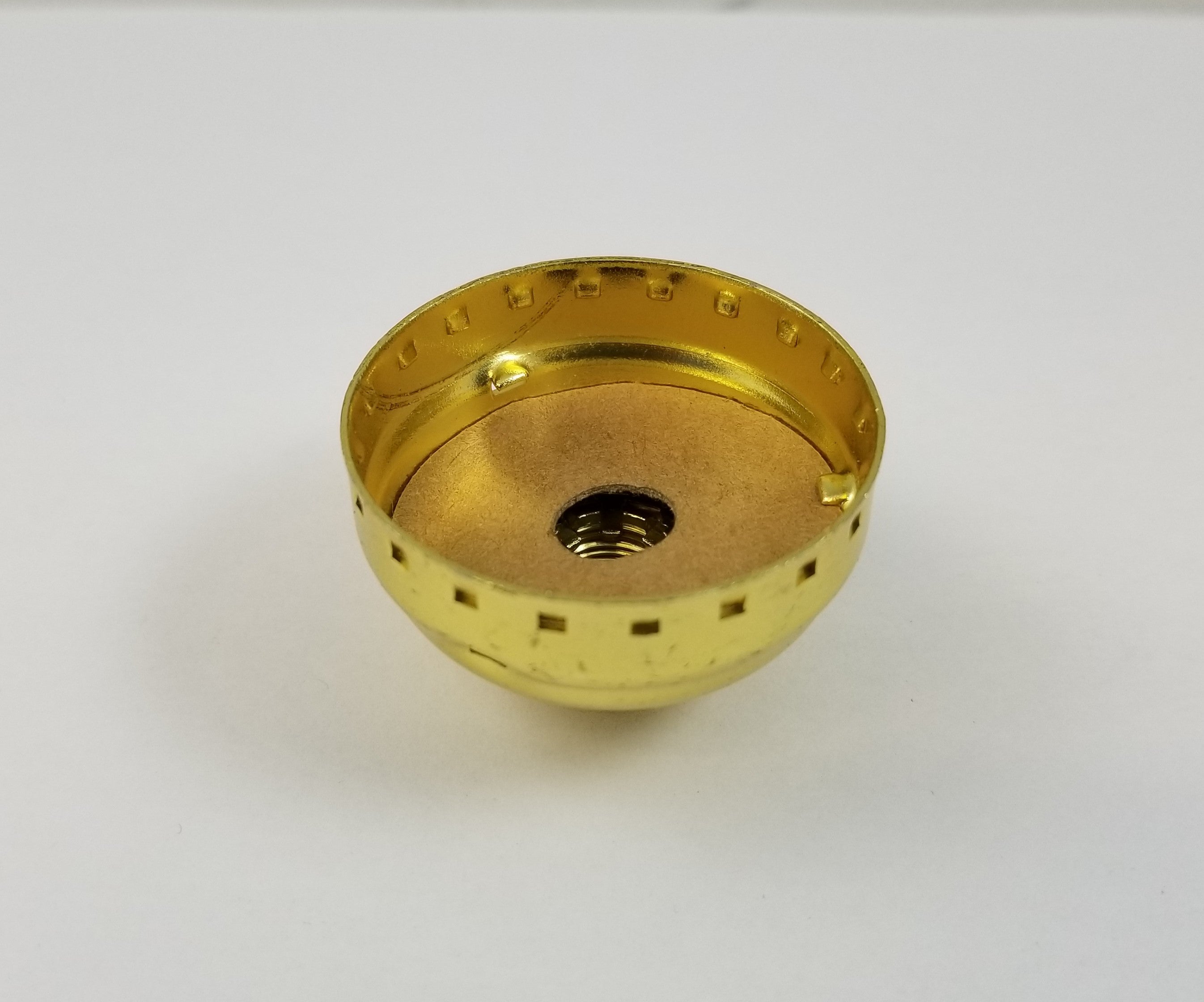 Fat Boy Socket Cap Brite Gilt with Set Screw