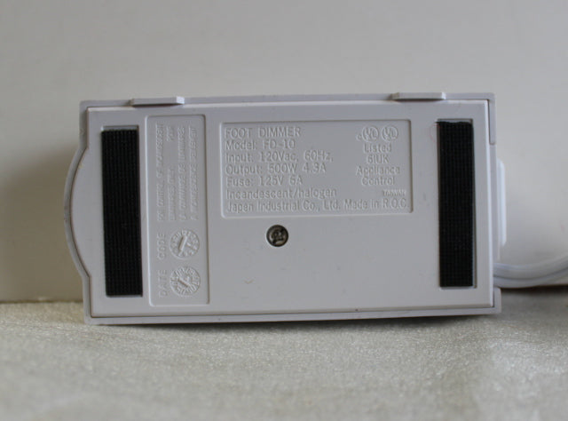 Full Range Foot Dimmer- White
