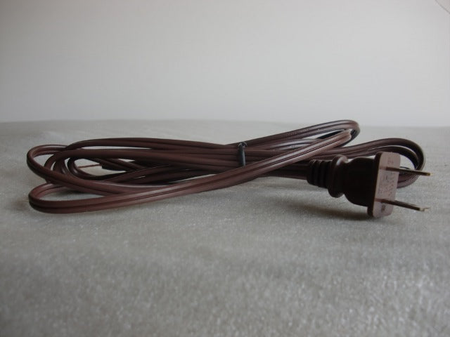 8 Foot Brown Plastic Cord Set - SPT-1