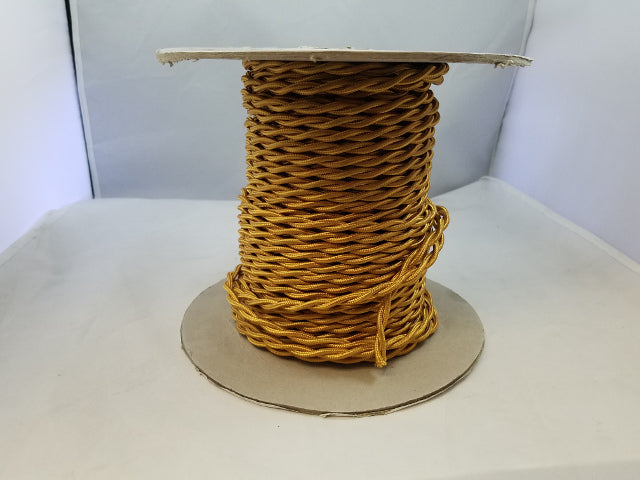 Gold Twisted Rayon Lamp Cord # 18/1 - 250ft – My Lamp Parts