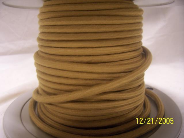 Type P D Pulley Cord Gold Two Wire -Sold in 250ft