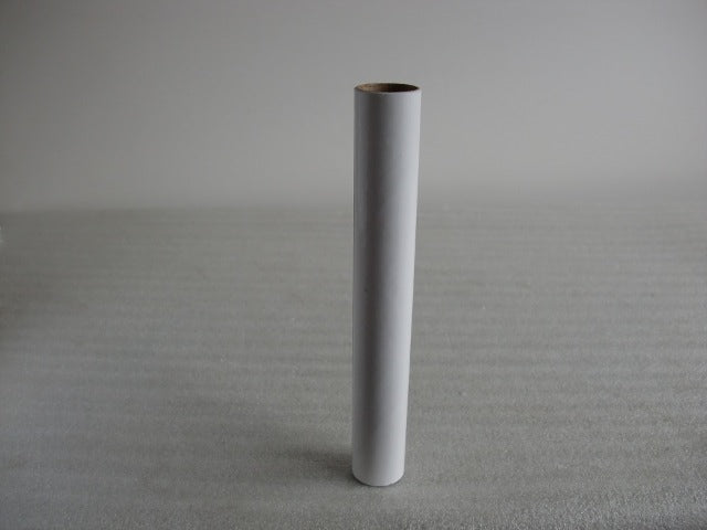 6" White Paper Candle Cover