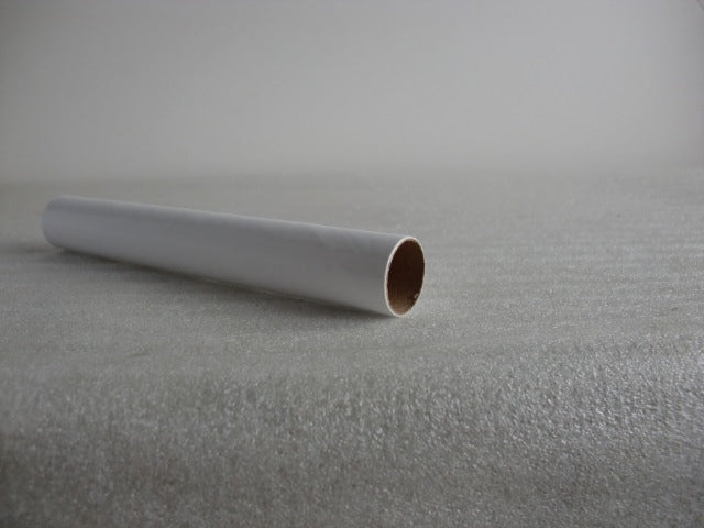 6" White Paper Candle Cover