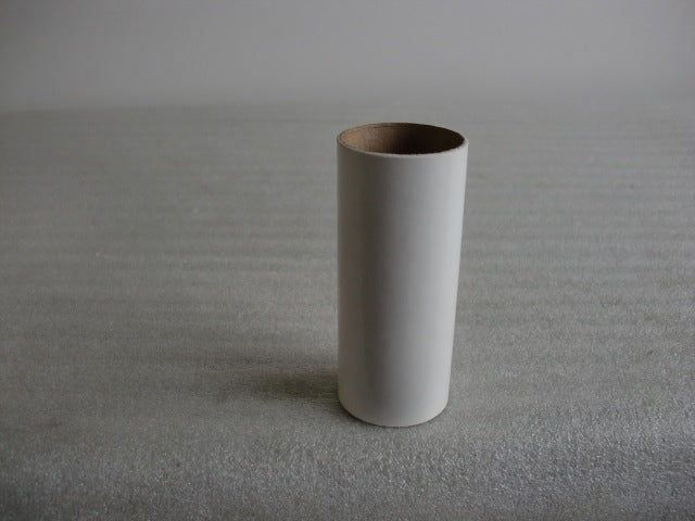 3" White Paper Candle Cover