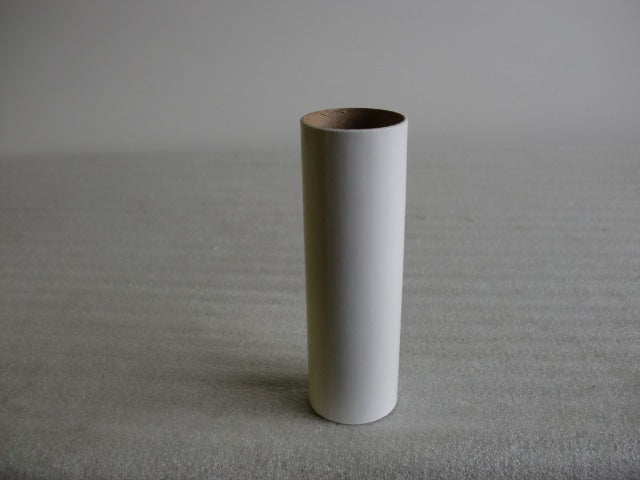4" White Paper Candle Cover
