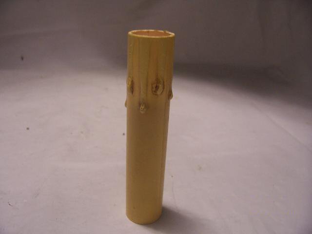 4" Fibre Drip Candelabra Candle Cover