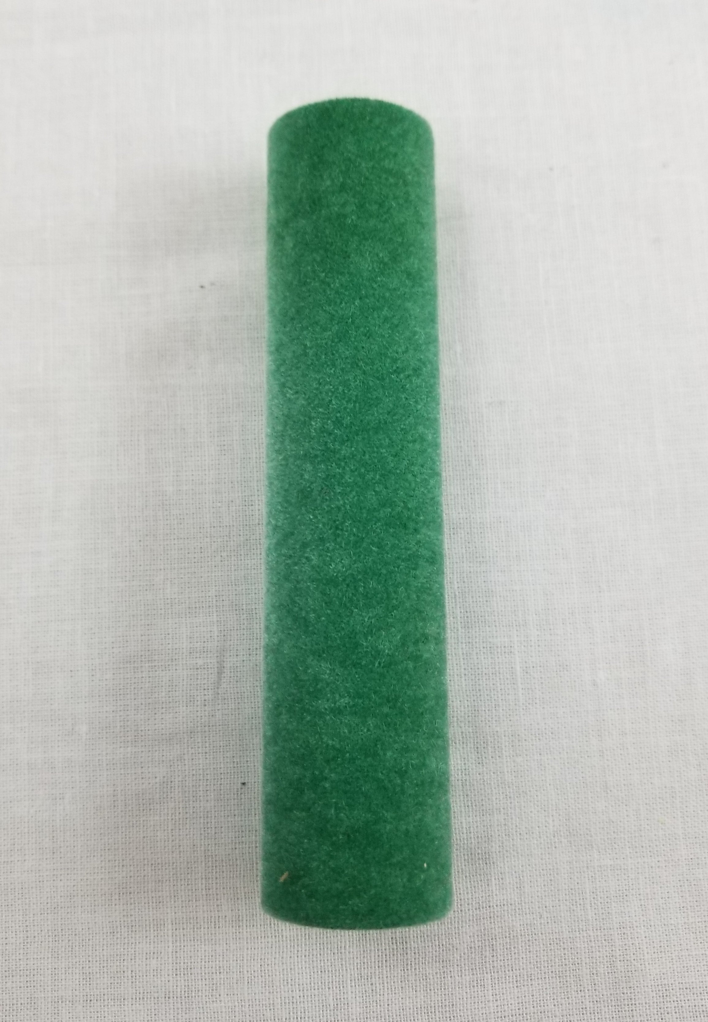 4" Velvet Candle Cover in Green