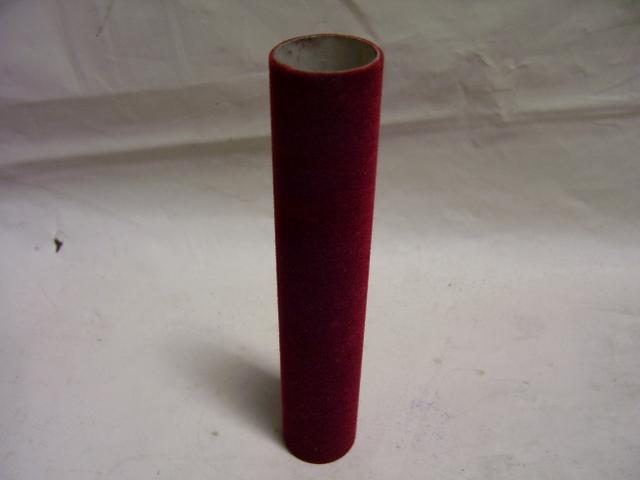5" Candelabra Candle Cover in dark red