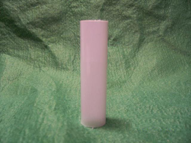 10" Long Plastic Candle Cover - White - 3/4"