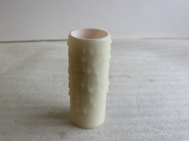 Ivory candle sleeve