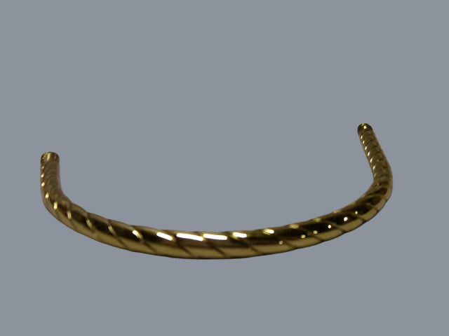 Rope Brass Bent Arm- Unfinished - 3/8" diam, See more description