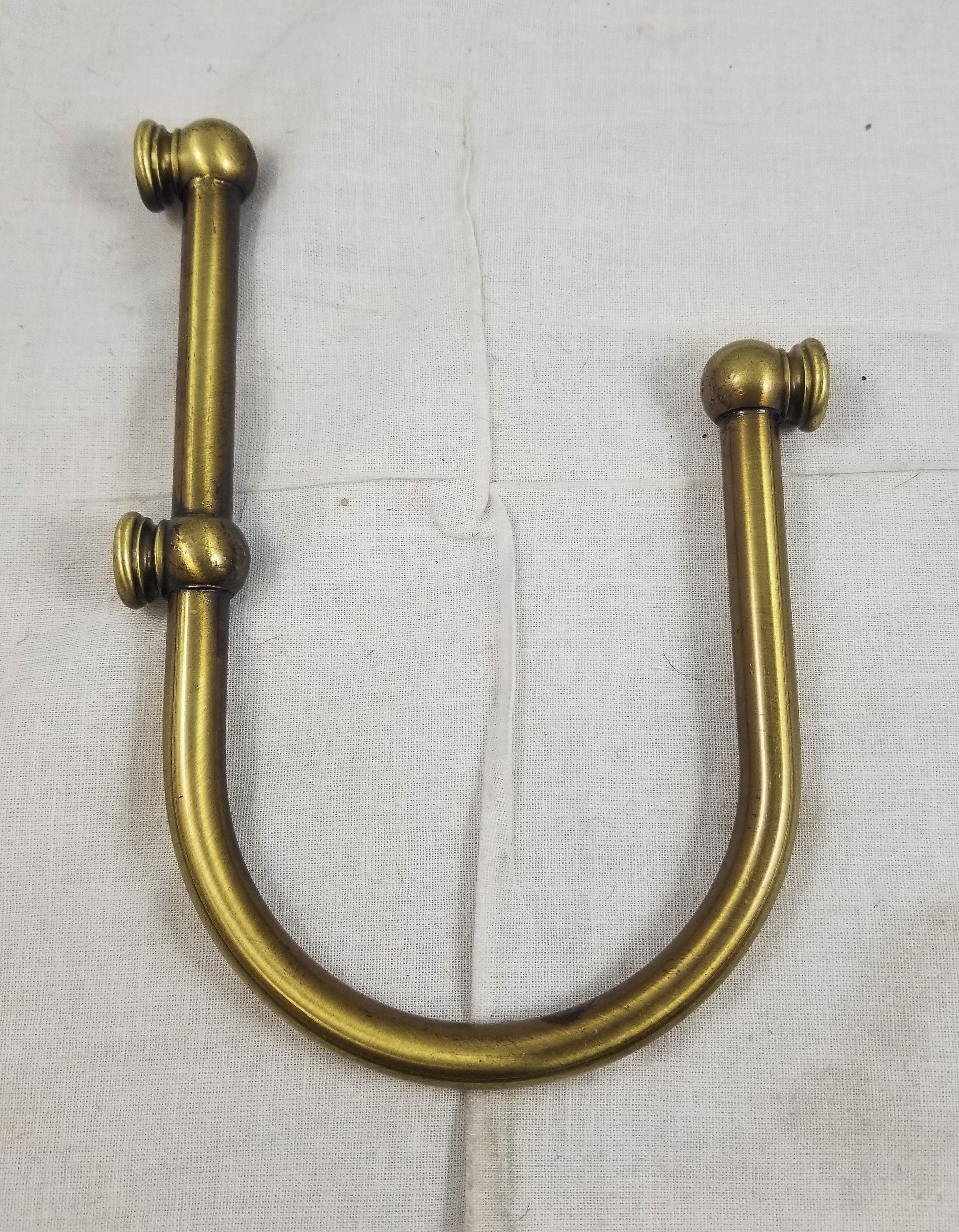 Steel "J" Arm w/ Brass fittings - Antique Brass finish