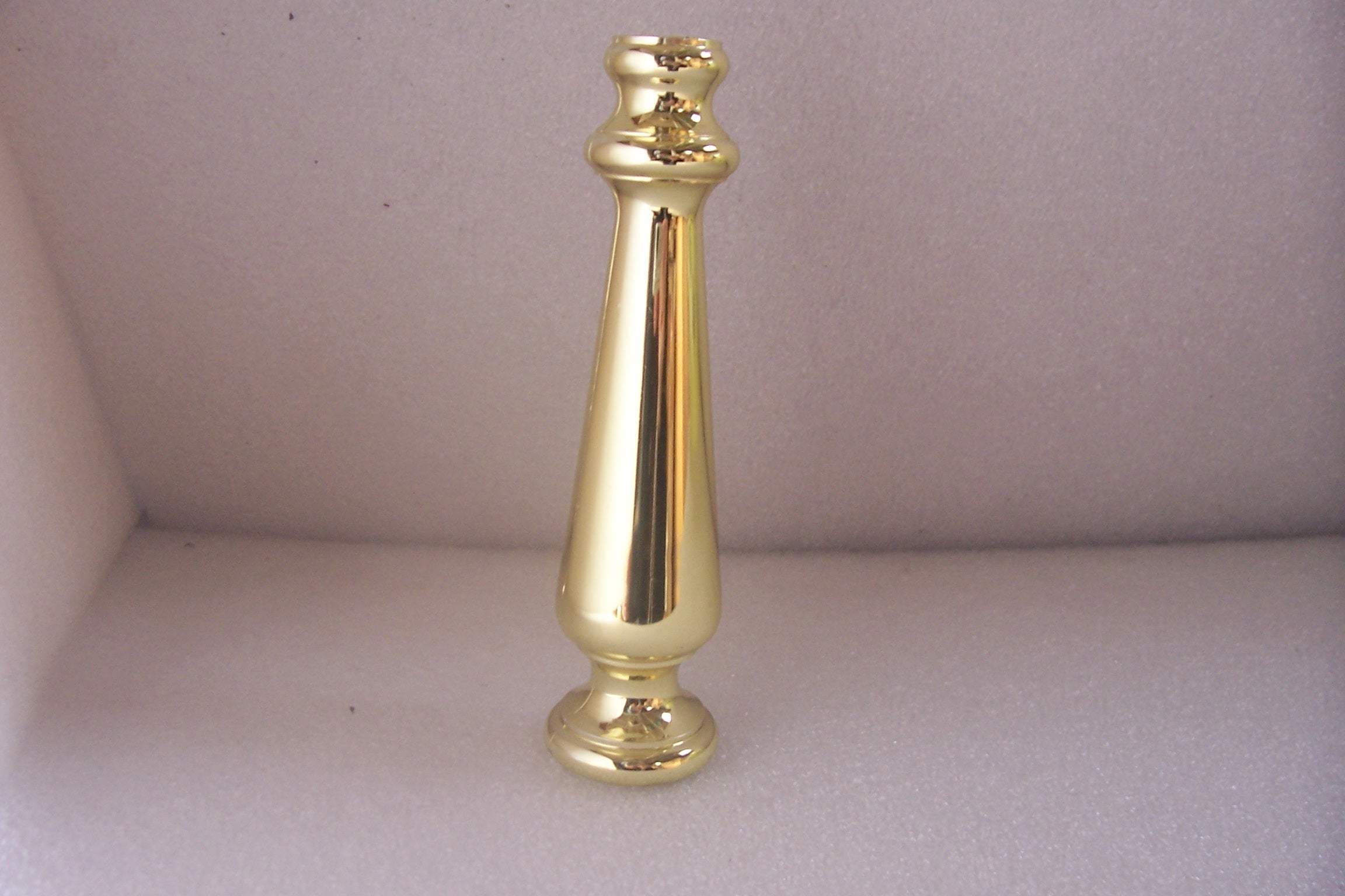 Shine Brass Plastic Neck Piece - 5.5 inches tall