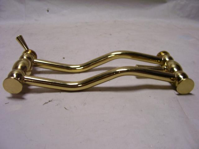 Piano Arm - Bent Arm with Handle - Polished & Lacquered