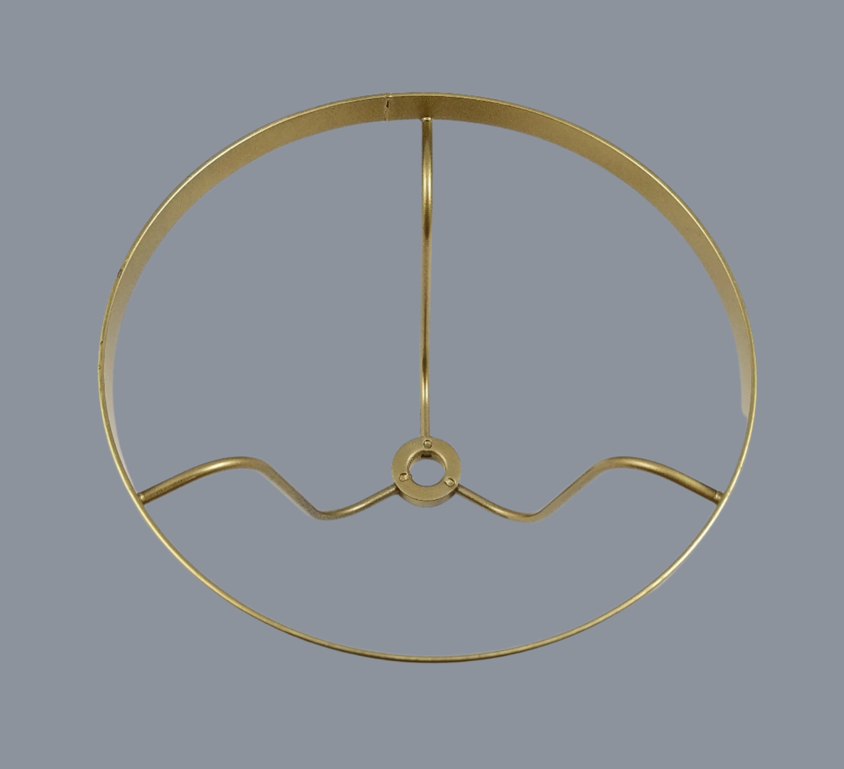 6" Brass Finish & Lacquered Student Shade Holder
