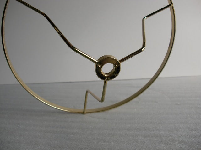 8" Brass Plated & Lacquered Student Shade Holder **ONLY 1 LEFT**